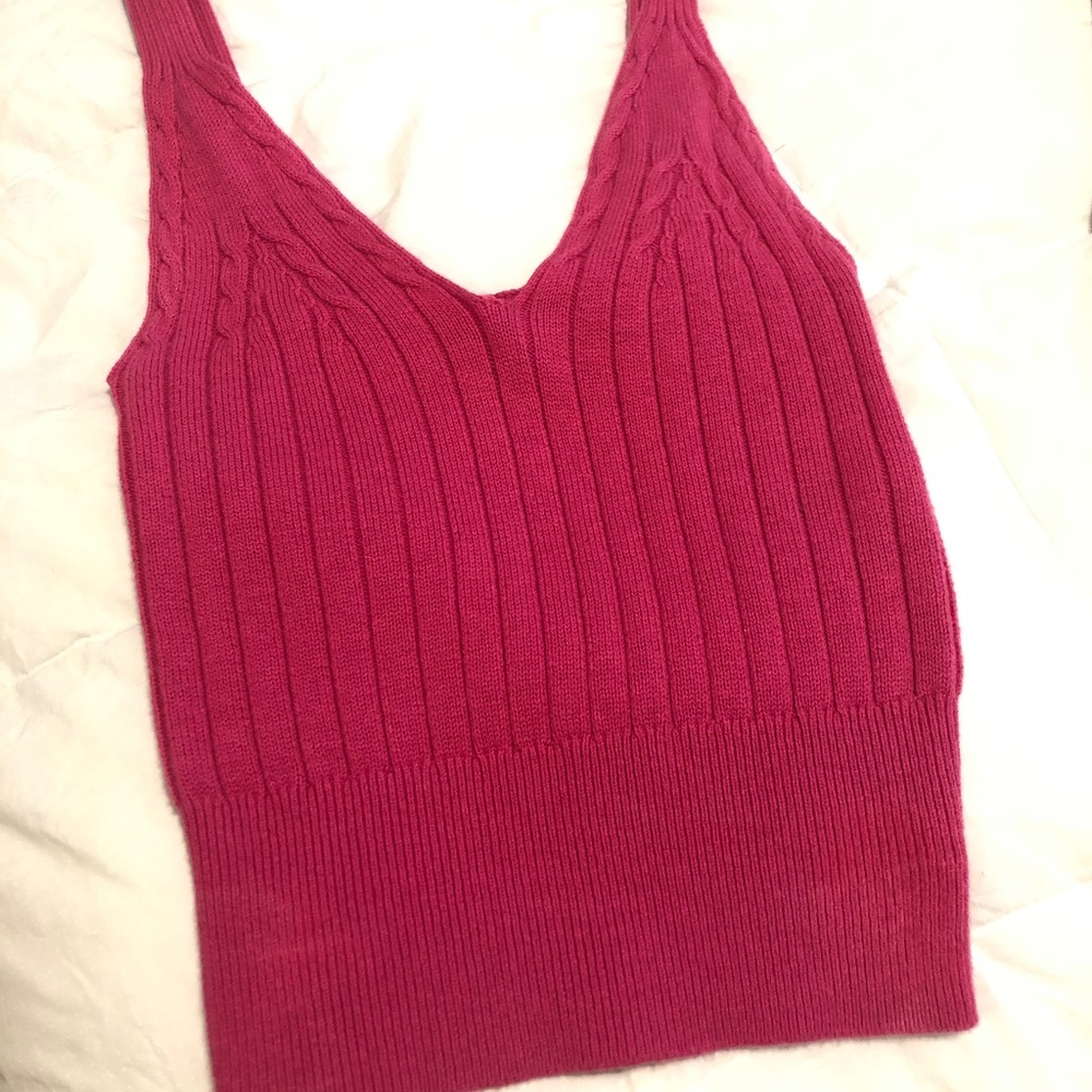 Wilfred Fuchsia Knit Top - Picture 1 of 2
